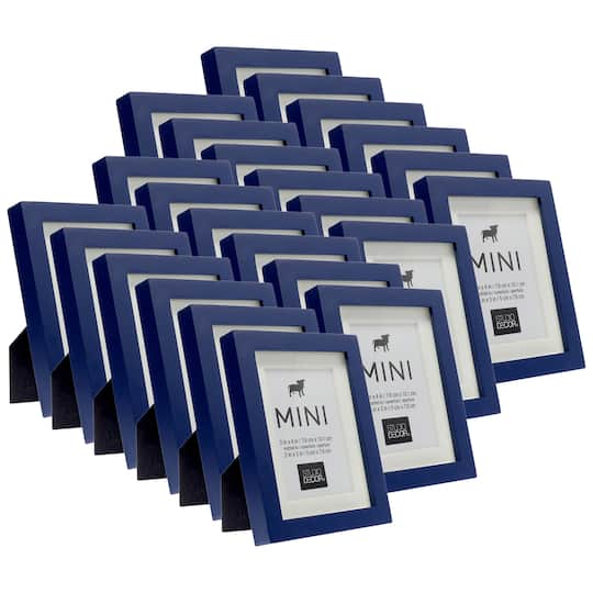 24 Pack: 2" x 3" Mini Frame with Mat by Studio Décor®